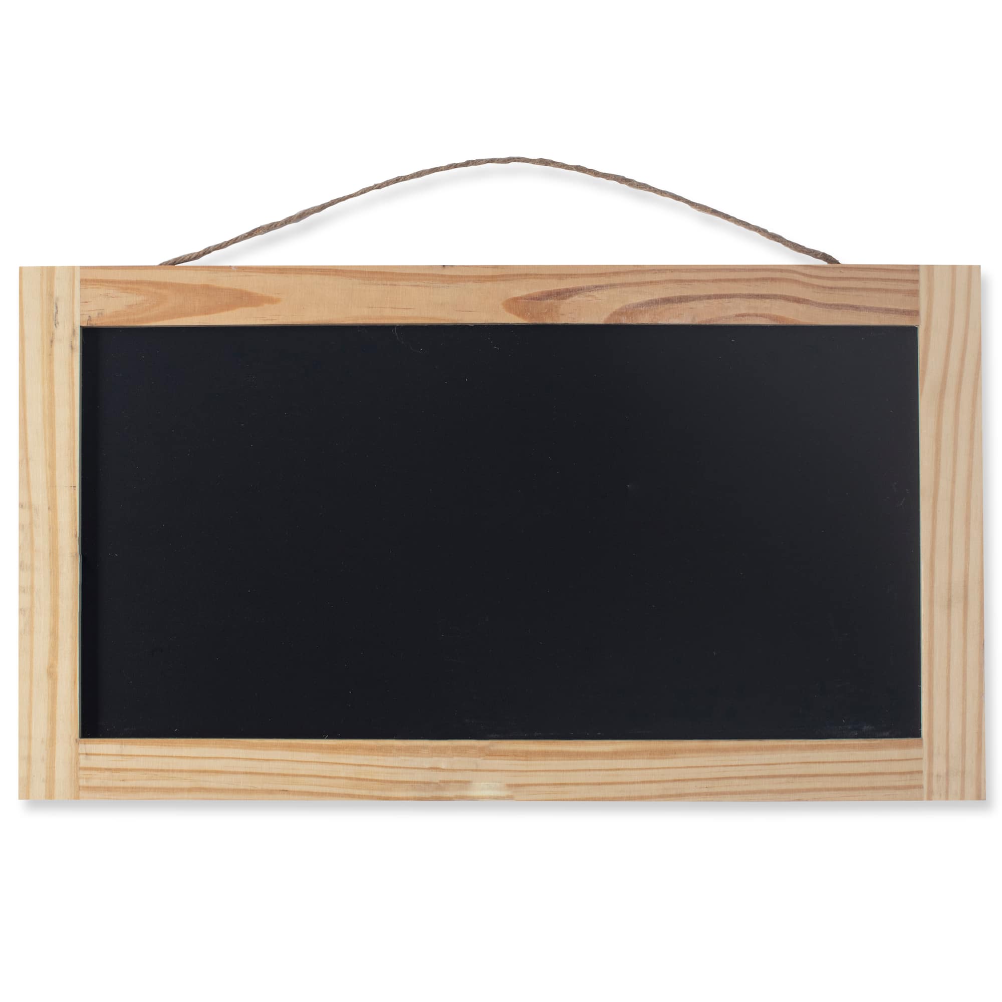 18" x 10" Hanging Chalkboard Plaque with Wood Frame by Make Market®